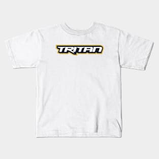 Tritan Text Yellow Kids T-Shirt